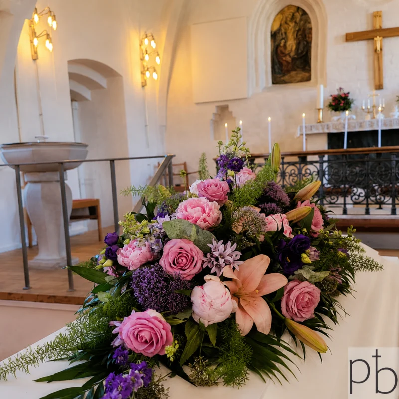Florist til begravelse Dronningmølle fra ParadisBlomster med værdige blomster til afsked